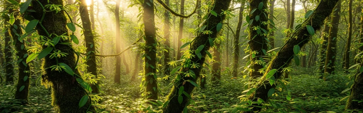 Organic vanilla beans supplier - certified natural farming in Indonesia